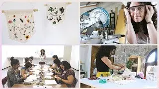 ¿CÓMO ORGANIZO UN TALLER DE BORDADO? - VLOG