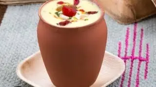 Lassi , Punjabi style lassi, sweet yoghurt drink