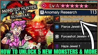How to Unlock ALL New A6 Monsters & INSANE Secret Decorations FAST - Monster Hunter Rise Sunbreak!