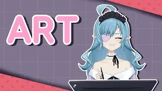 【Art】Draw & Yap | Working on a VTuber Model comm