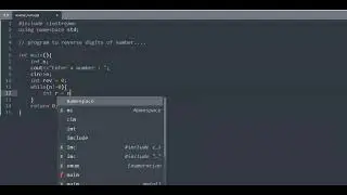 C++ Implementation of Reversing Digits of a Number.