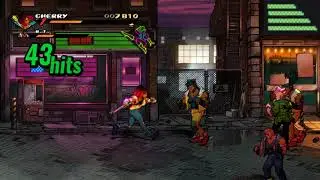 Streets of Rage 4 - Stage 1 (Streets) - S Rank (Cherry) - Hard Difficulty