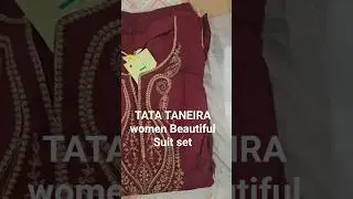 TATA TANEIRA BEAUTIFUL suit set #taneira #suit #fashion #trending #youtube