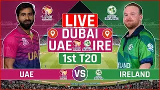 United Arab Emirates vs Ireland 1st T20 Live Scores | UAE vs IRE 1st T20 Live Scores & Commentary