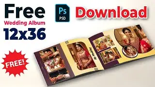 Inner page design for wedding album | #albumdesign #weddingalbum #freedesign #psd #coverdesign