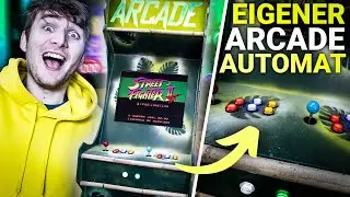 Eigenen ARCADE AUTOMATEN bauen + LED + MULTIPLAYER