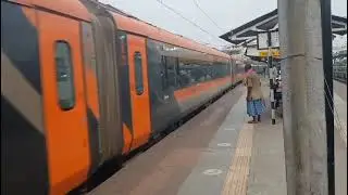 22347 Howrah Patna Vande Bharat Express Departing Asansol Junction 