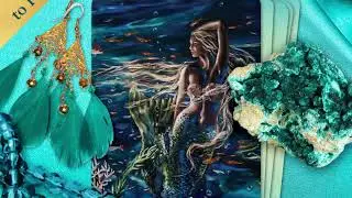 Messages from the Mermaids oracle cards by Karen Kay. Screen-shot to pick a card of the day!