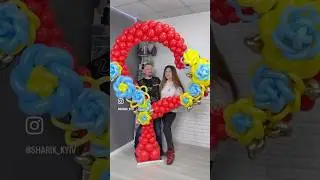 Simple rose of balloons for your party decorations #partyballoons #partydecorationideas #tutorials