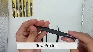 6pcs Precision Long Tweezers Set
