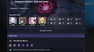 [HSR] Gold and Gear - Difficulty IV