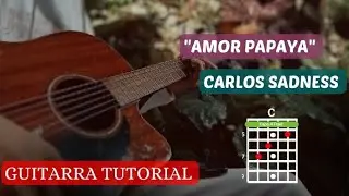 Amor Papaya - Carlos Sadness Guitarra Tutorial Acordes