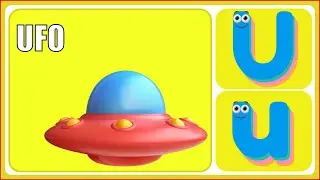 3 Words That Start With U | The Letter U Sound | Toddler Learning Video