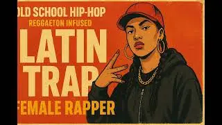 old school hip-hop, reggaeton infused latin trap, female rapper