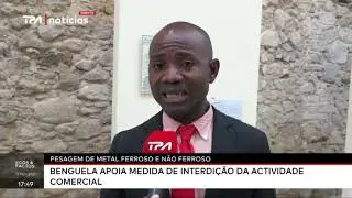 Pesagem de metal ferroso e n&atilde;o ferroso -  Benguela apoia medida de interdi&ccedil;&atilde;o da actividade ...