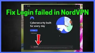 Исправление ошибки входа в NordVPN (ошибка аутентификации)