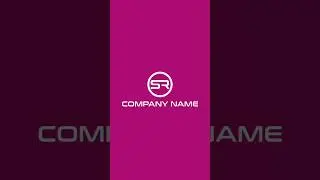 How to create a SR letter logo in adobe illustrator