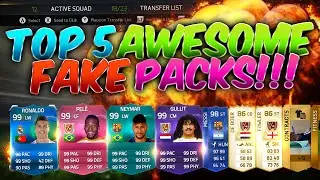 Fifa 14/15 Top 5 Fake Awesome Packs Ultimate Team