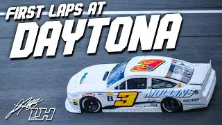Making my first laps at the World Center of Racing! Daytona ARCA test day one with Mullins Racing!