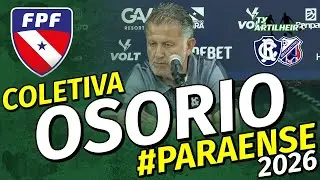 [Parazão '26] Coletiva Juan Carlos Osório | Pós-Jogo Remo 2 X 1 Bragantino  | TV ARTILHEIRO
