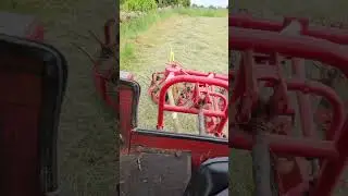 tutorial for running the haybob on the Massey Ferguson 240. #farming #smallholding #masseyferguson