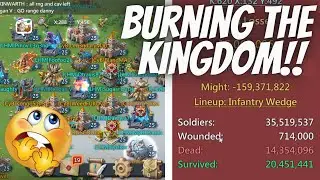 LHM Burning Everything and Personal Best hit | Lords Mobile
