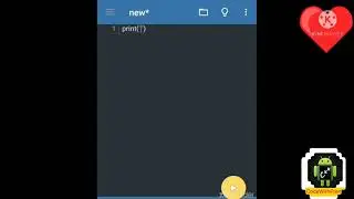 Simple Python programming to print a message on android phone.