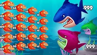 Hungry Shark World 2⭐ -  Video Gameplay Mobile Fish Eater Big Shark