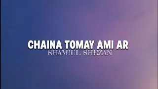 Chaina tomay ami ar | Shamiul Shezan |Lyrics Video | axoc lyrics