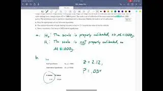 9 1&ndash;9 2 (ii): Hypothesis Tests with Known Population Standard Deviation (ctd.)