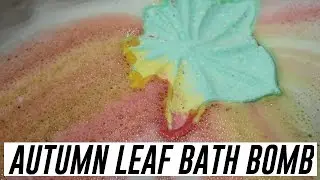 Autumn Leaf Bath Bomb Review | Lush Winter