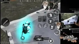 ATHENA 1v4 clutch PUBG MOBILE [EDIT]#athena gaming