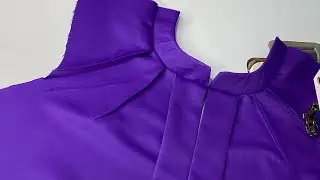 easy unique Neck collar design cutting and    #وتفصيل #الخياطه #المبتعدين 