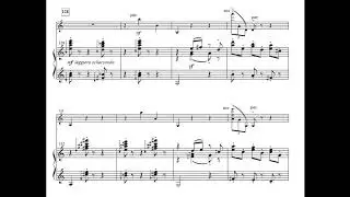 My Waltz for Violin with Ravel-influenced Intermediate