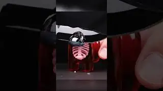 Slicing a Glass Among Us Crewmate 😳💥 | Viral ASMR #Shorts