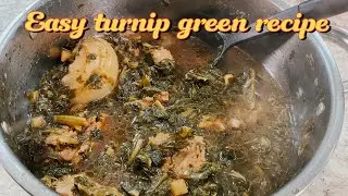 How to Make Tasty Turnip Greens from a Frozen Bag!