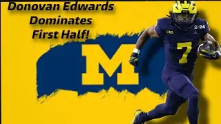 Donovan Edwards dominates first half of the NCAA National Championship! Scores two touchdowns!