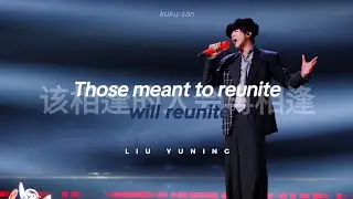 该相逢的人会再相逢 (those meant to reunite will reunite) — Liu Yuning | Lyrics/Pinyin/Sub español