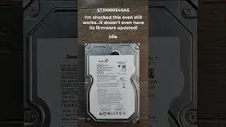Seagate Barracuda 7200.11 ST31000340AS Sounds (HDD #177) #shorts