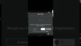 Claiming Free UGC Limited (FreshCut Neon Nightmare Mask) #fypシ #roblox #freeugc #viral #trend #short