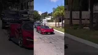 &Uacute;NICA NO BRASIL FERRARI MONZA SP3 andando pelas ruas de S&atilde;o Paulo