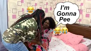 TICKLE CHALLENGE//DON'T SPIT THE WATER OUT (I ALMOST PEE)