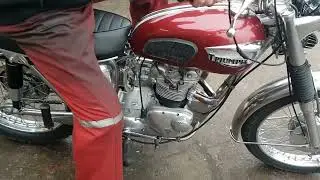 Triumph Tiger T100C 500cc 1968 года у Энди Тирнанса #09030TRI