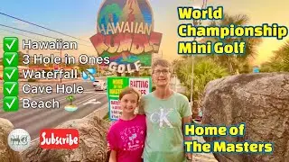 3 Hole in Ones & FUN Round at World Championship Mini Golf Course - Hawaiian Rumble!