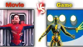 Movie Vs Game 🎯 Train Mission in Spider Fuser New Update 🤯🔥