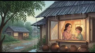A Rainy Afternoon in the Old Village &mdash; Making Tea and Listening to the Roof 🌧️