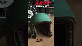 Retro Jet West Helmet with Peak #automobile ##bigbbikers #adventuremotorcycle