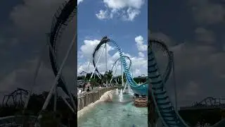 Pipeline the Surf Coaster! | What is your favorite B&M Stand-Up coaster? #Shorts