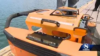Ocean cleaning robot demoed in the Monterey Harbor