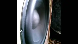 Ход динамика сабвуфера F&D F6000